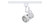 7528BA-L - 7W PAR20 LED Gimbal Ring Track Head 80CRI ES - RP Lighting + Fans