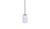 4615BN - E26 A19 Mini Pendant Light Brushed Nickel, 9W 3000K - RP Lighting + Fans