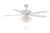 WR1422W - Dalton 52" Indoor 3-Light LED Ceiling Fan White - Wind River