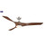 WR1801NWAL - Willow 60" Indoor/Outdoor Smart LED Ceiling Fan Nickel - Wind River