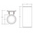 LED-CYA-UD-6-3P35-TRI-BL-PC - 6" LED Cylinder Up/Down 22-35W Selectable CCT - Envision