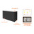 LED-WSC-5X10-UD-24W-5CCT-BL - 24W LED Wall Sconce Selectable CCT Black - Envision
