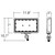LED-FL-3P100-TRI-BZ-KNYK-PC - 100W Selectable CCT LED Mini Flood Bronze - Envision