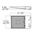 LED-ARL3-3B-5P300-22K-GRY-UNV - OPTIC-Line Area Light 2200K - Envision