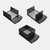 ARL3-3B-XXL-HSS-BL - 4 Piece Area Light Shield Black - Envision