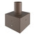 TN-SQ-5 - Square 5 in Pole Tenon Reducer to 2.36 in Tenon - Envision