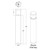 BLD-3P22-RD-UNV-BL-44 - 44" Round LED Bollard Base 12W Selectable - Envision