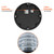 LED-BLD-RD-5CCT-LV-FL-BL - 12W LED Round Bollard Head Selectable CCT - Envision