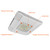 LED-CP2-WH-150W-40/50K - Slim-Line Square Canopy White - Envision