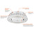 LED-RCP-5P55W-TRI-WH - 55W Selectable Round Slim Canopy 120-277V White - Envision