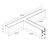 LED-ALIN2-FL-22X10-T-3P36-D-5CCT-TML - 2' T-Shape Architectural Linear Downlight 5CCT - Envision