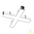 LED-ALIN2-FL-22X22-X-3P50-D-5CCT-TML - 2' X-Shape LED Downlight 5CCT 20W - Envision