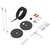 SCK-6-12FT-BL - 12' 6-wire black suspension cord kit with canopies - Envision