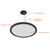 LED-SRD-23-50W-UD-RTRI-BL - 23in Suspended LED Cylinder 50W - Envision
