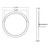 LED-SLSM-12R-3P24-5CCT-WH - 12" LED Surface Mount Round Slim 5CCT 120V - Envision