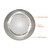 LED-CDSK-4-10W-TRI-BN - 4" LED Cusp Disk Light 10W Selectable CCT Brushed Nickel - Envision