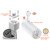 LED-AT-JH-30W-5CCT-36D-WH - 30W ARCY-Line J & H Track Head Selectable CCT - Envision