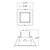 LED-CMDSQ-6-3M30-5CCT-UNV - 6" Square Commercial Downlight 5CCT 30W - Envision