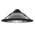 CADM-8-CSH-BLK - 8" CADM Clear-Specular Haze Reflector Black Trim - Envision