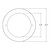 GR-4-WH - 4" Goof Ring 4" Inner 8" Outer for CADM/CMD Downlights - Envision
