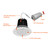 LED-DLJBX-TML-2R-8W-5CCT-WH - 2" Trimless Round 8W LED Downlight Selectable CCT - Envision