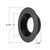 MDJBX-3-TRIM-BLK-R - 3" Regressed Downlight Black Round Trim - Envision