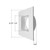 MDJBX-3-TRIM-WH-SQ - 3" White Square Smooth Regressed Trim Accessory - Envision