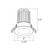 LED-DLJBX-2-15W-5CCT-W/W-S - 2" 15W LED SnapTrim Downlight Selectable CCT - Envision
