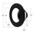DLJBX-2-TRIM-BLK-S - 2" Black Smooth Trim - Envision