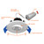 LED-DLJBX-ADJ-2-5W-40K - 2" 5W LED Gimbal Downlight 4000K 120V White - Envision