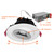 LED-DLJBX-ADJ-4-12W-5CCT-WH-R - 4" 12W Gimbal Adjustable Canless Downlight Selectable CCT - Envision