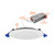 LED-SL-PNL-6R-3P17-5CCT-UNV - 6" Slim Panel Downlight Selectable CCT 120-277V - Envision