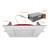 LED-SL-PNL-4SQ-12W-5CCT-FR-WH - 4" 12W Fire Rated Square Slim Downlight Selectable CCT - Envision