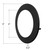 SLPNL-TRIM-4R-BLK - 4" Round Black Trim - Envision