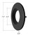 RDL-TRIM-5/6-BLK-BFL - 5/6" Black Baffle Trim - Envision