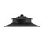 PL-H-ALM-BL-3 - Aluminum Style 3 Path Light Cap 12V Black - Envision
