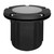 IGL-FL-BR-MBL-12V - 12V Brass In-Ground Well Light Flat Open Lens Matte Black - Envision