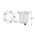 IGL-FL-BR-MBL-12V - 12V Brass In-Ground Well Light Flat Open Lens Matte Black - Envision