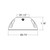 SM-1/2-BR-MBL - Brass 1/2" Landscape Surface Mount Matte Black - Envision