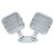 LED-EM-RC-2 - Double Square LED Remote Head 5000K - Envision