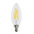 LED-FLM-E12T-4W-30K - 4W LED E12 Filament Candle Torpedo 3000K 400lm - Envision