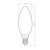 LED-FLM-E12T-6W-30K - 6W LED Filament E12 Candle Torpedo 3000K Clear - Envision
