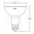 LED-P30-10W-5CCT - 10W PAR30 LED Bulb Selectable CCT 750 Lumens - Envision