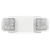 82361 - 3W Adjustable Square LED Emergency Light 120-277V White - Premium Quality Lighting (PQL)