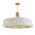 SM42408WTNAB - Shroud 8-Light Ring Chandelier Natural Aged Brass - Studio M
