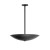 SM81854BK - Vesta LED Pendant Semi-Flush Mount Black - Studio M
