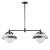 SM31012MSCLGM - Domain 2-Light Linear Pendant Gunmetal - Studio M