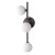 SM24901WTBBZ - Contour 3-Light LED Wall Sconce 21in White Bronze - Studio M