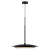 SM81862CRBK - Prismatic 20" LED Pendant Clear Ribbed Glass 3000K - Studio M