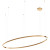 SM254717BCN - Unity XL 7ft Oval LED Single Pendant Brushed Champagne - Studio M